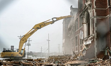 East HS / Goodyear MS demolition